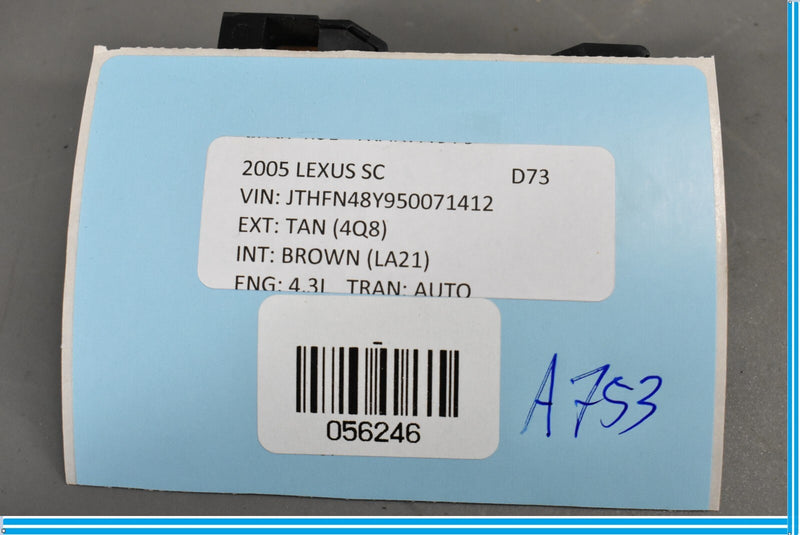Load image into Gallery viewer, 02-10 Lexus SC430 Front Right Passenger Seat Lumbar Control Switch Button Oem