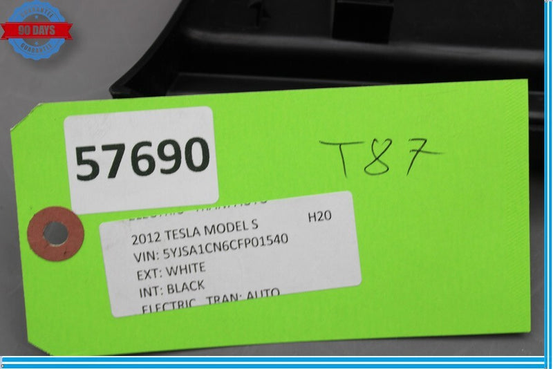 Load image into Gallery viewer, 12-20 Tesla Model S Rear Left Driver Side Upper C-Pillar Cover Trim Panel Oem