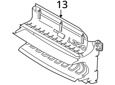 Load image into Gallery viewer, 06-09 Land Rover Range Rover Sport Front Radiator Deflector Air Duct Oem
