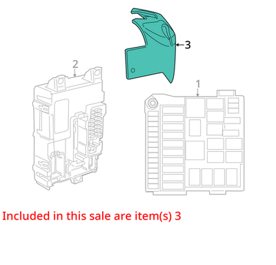Load image into Gallery viewer, 12-17 Fiat 500 Pop Fuse Box Control Module Beautifying Cap Cover Lid Oem
