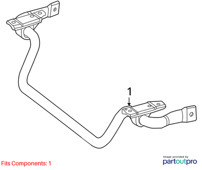 Load image into Gallery viewer, 2015 - 2021 MERCEDES C300 RWD FRONT SUSPENSION STABILIZER SWAY BAR OEM
