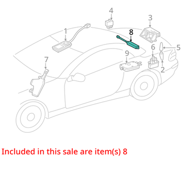 Load image into Gallery viewer, 03-11 MERCEDES R230 SL-CLASS REAR WINDSHIELD ANTENNA HEATER WIRING HARNESS OEM
