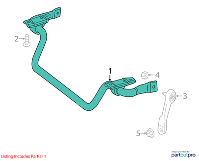 Load image into Gallery viewer, 2015 - 2021 MERCEDES C300 RWD FRONT SUSPENSION STABILIZER SWAY BAR OEM
