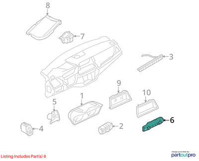Load image into Gallery viewer, 2007-2013 BMW X5 E70 REAR AIR CONDITIONING HEATER CONTROL SEAT BUTTON 9215515
