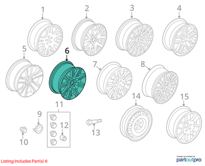 Load image into Gallery viewer, 12-13 Land Rover Range Rover Sport 20 Inch Wheel Tire Rim Set of 4 Oem
