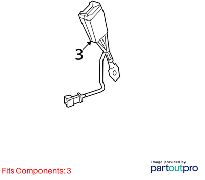 Load image into Gallery viewer, 08-15 MERCEDES C230 C250 C300 C350 C63 W204 LEFT DRIVER SEATBELT RECEIVER BLACK
