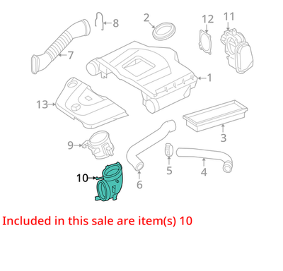 Load image into Gallery viewer, 2006-2009 Mercedes Benz W209 Clk350 Intake Duct Elbow Tube OEM Used
