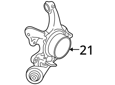 Load image into Gallery viewer, 12-18 BMW 320i 328i Active Hybrid 3 Rear Right Side Spindle Knuckle Hub Oem
