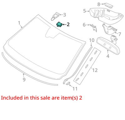 Load image into Gallery viewer, 06-13 Volvo C70 Front Windshield Rain Sensor Control Module 31214359 Oem

