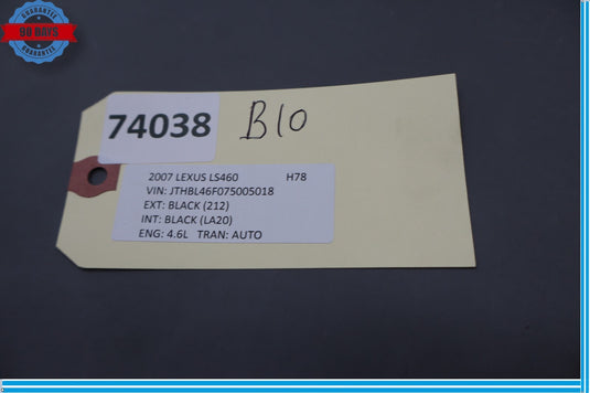 07-09 Lexus LS460 XF40 Smart Door Keyless Receiver Control Module 8974050061 Oem
