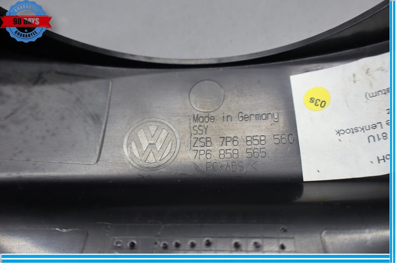 Load image into Gallery viewer, 11-17 Volkswagen Touareg Front Upper Steering Column Trim 7P6858565 Oem
