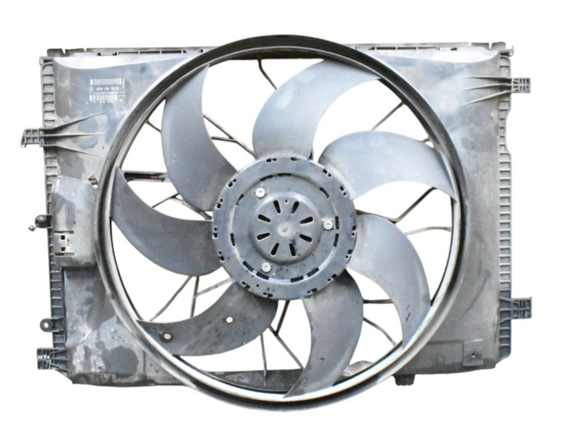 Load image into Gallery viewer, 08-18 Mercedes W212 E350 Engine Radiator Cooling Fan Assembly A2045000293 OEM

