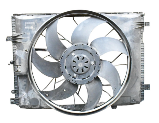 08-18 Mercedes W212 E350 Engine Radiator Cooling Fan Assembly A2045000293 OEM