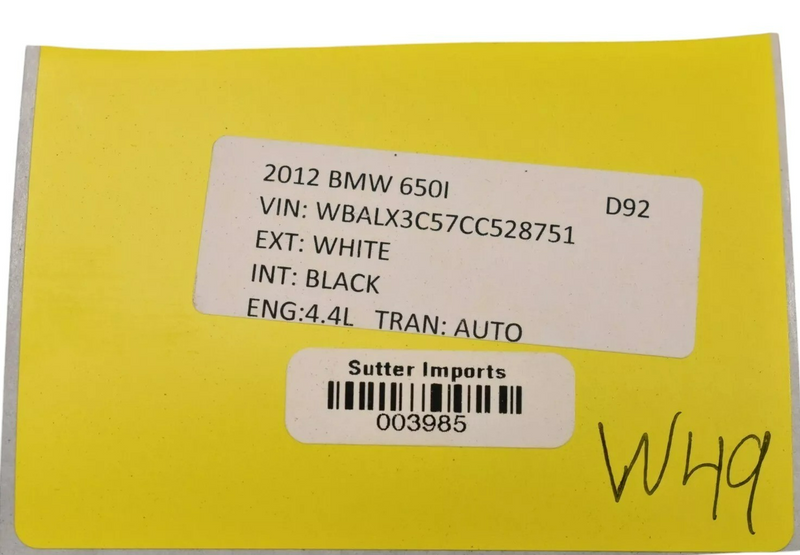 Load image into Gallery viewer, 12-18 BMW 650i 640i Right Passenger Side Window Regulator W/ Motor 7303786 Oem
