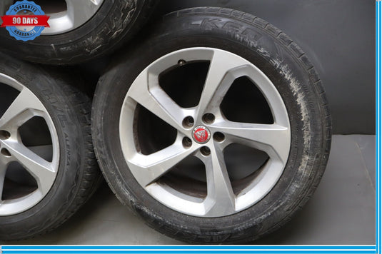 17-23 Jaguar X761 F-Pace 19x8.5 19" 5 Spoke Wheel Rim W/Tire Set of 4 Oem
