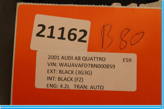 11-18 Audi A8 Quattro Parking Brake Control Module Unit EPB ECU Oem