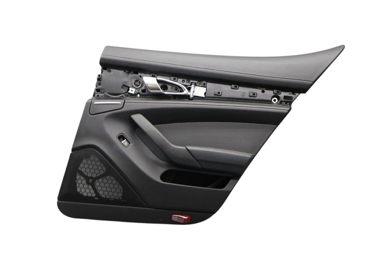 Load image into Gallery viewer, 10-16 Porsche Panamera Rear Right Side Interior Door Trim Panel Cover Black Oem
