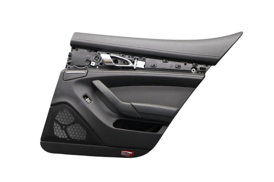 10-16 Porsche Panamera Rear Right Side Interior Door Trim Panel Cover Black Oem