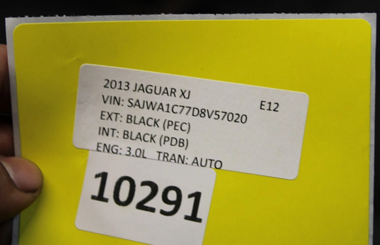 10-17 Jaguar XJ Dashboard Dash Panel Trim Assembly Black C2D43289PVJ Oem
