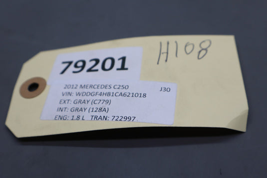 08-14 Mercedes W204 C350 C250 Center Console Shifter Indicator Bezel Trim Oem