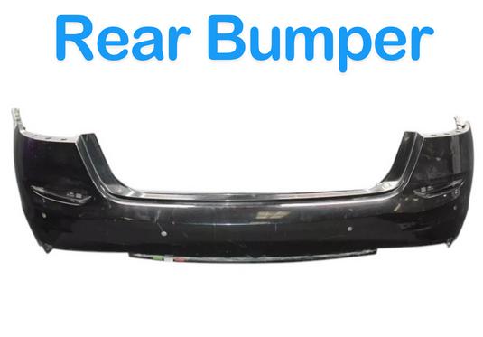 14-20 Maserati Quattroporte Rear Bumper Cover Assembly Black 670010263 Oem