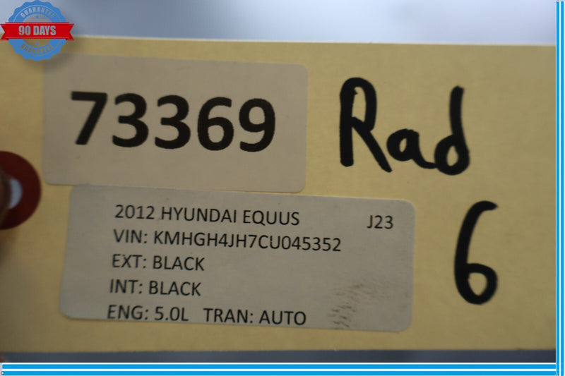 Load image into Gallery viewer, 12-16 Hyundai Equus Front Air Cooler Cooling Radiator Assembly 253103N820 Oem
