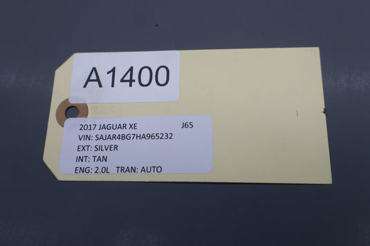 17-20 Jaguar XE X260 Rear Left Side Quarter Door Window Glass GX7325829A Oem