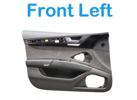 11-18 Audi A8 A8L Quattro Front Left Driver Side Interior Door Panel Trim Oem