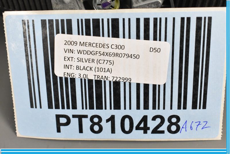 Load image into Gallery viewer, 08-14 Mercedes C300 C350 W204 Interior Rear View Mirror Black Oem
