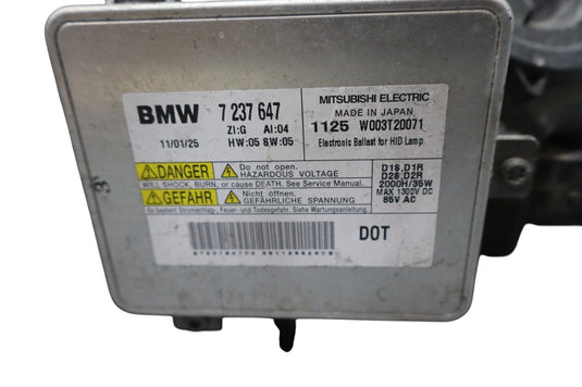 09-15 BMW 740i 750Li Front Right Passenger Side Headlight Headlamp Assembly Oem