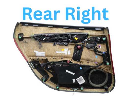 14-18 Maserati Quattroporte Rear Right Passenger Side Interior Door Panel Oem