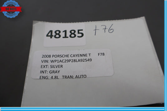 03-10 Porsche Cayenne 955 957 Front Left Dash Knee Trim Dashboard Panel Oem