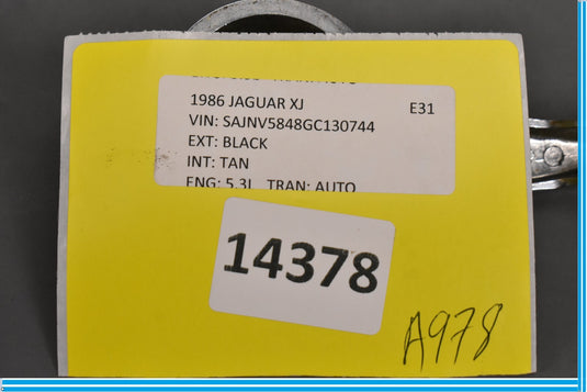 84-95 Jaguar XJ6 XJS Front Right Passenger Side Seat Adjustment Lever Oem