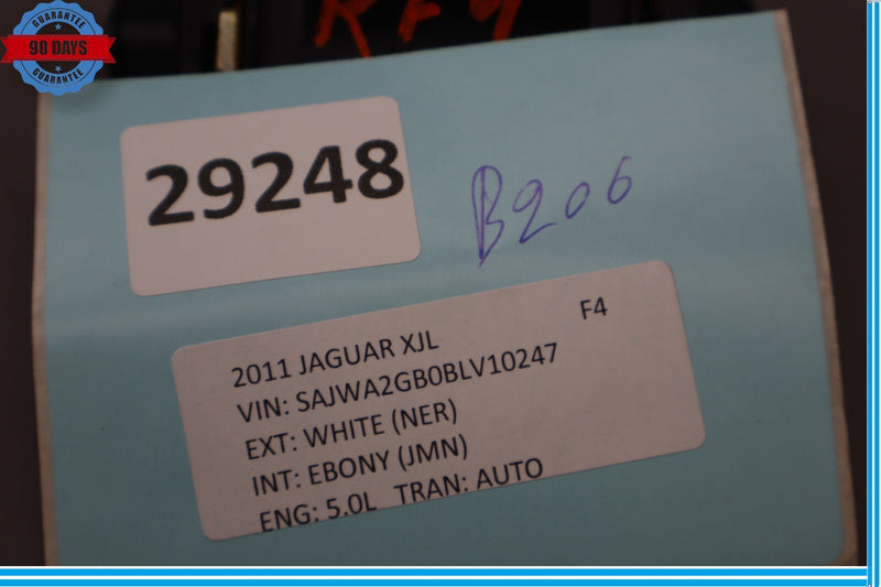 Load image into Gallery viewer, 10-13 Jaguar X351 XJ Front Right Passenger Side Seat Picnic Tray Latch Black Oem
