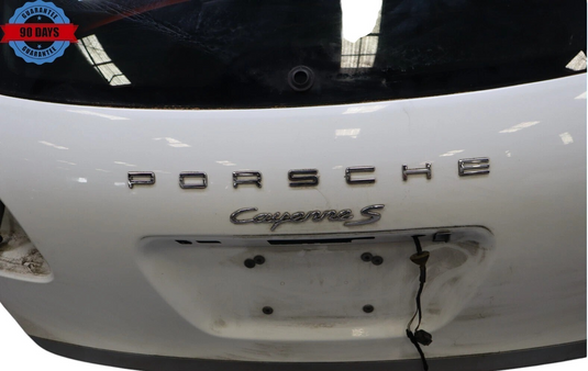 11-14 Porsche Cayenne 958 Rear Trunk Lid Liftgate Tailgate Hatch Shell White OEM