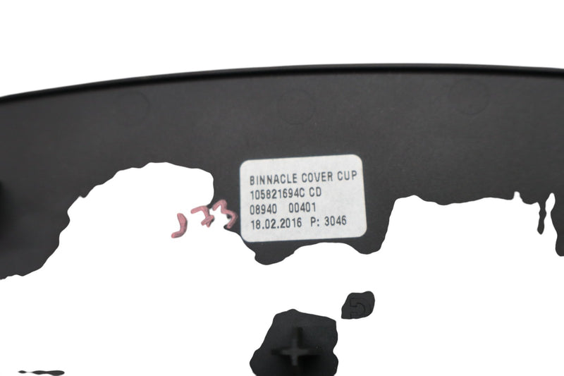 Load image into Gallery viewer, 14-17 Maserati Ghibli Dash Speedometer Cluster Cover Trim Black 670011184 Oem
