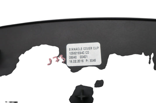 14-17 Maserati Ghibli Dash Speedometer Cluster Cover Trim Black 670011184 Oem