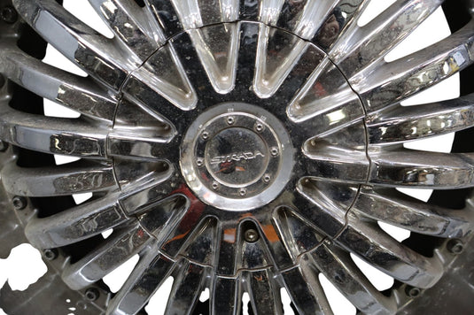 Strada Spina 20" Inch Chrome Alloy Rim Wheel Set of 4 20x8J 245/40 ZR20 Oem