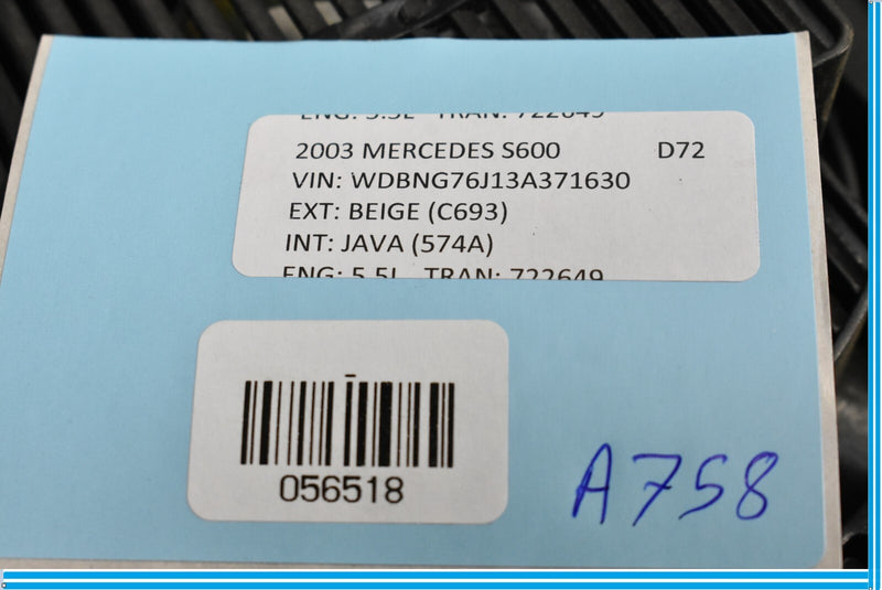 Load image into Gallery viewer, 00-06 Mercedes S500 S600 W220 Rear Left Driver Door Audio Sound Speaker Oem
