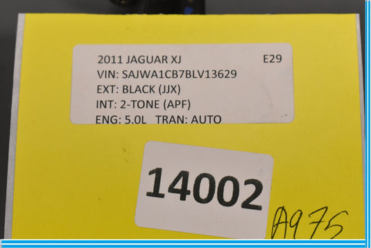 10-19 Jaguar XJ XJL Range Rover Fuel Injector Only 1 Oem