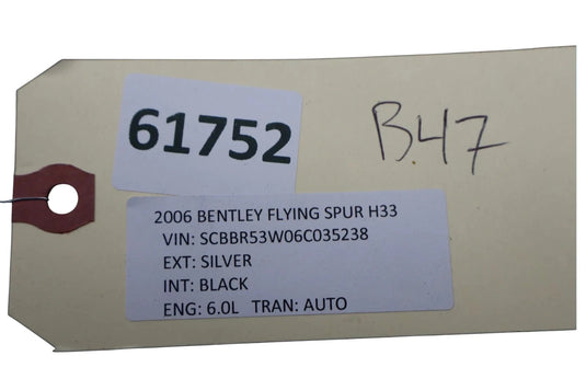 03-12 Bentley Continental Flying Spur Rear Right Side Door Sound Speaker Oem