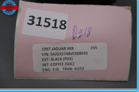 97-06 Jaguar XK8 XKR X100 Left Driver Side Dash A/C Air Vent GJA6721AE Oem