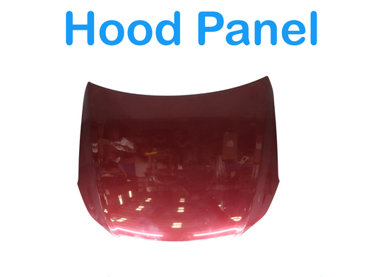 09-14 Hyundai Genesis Front Engine Hood Bonnet Panel Assembly Red Oem