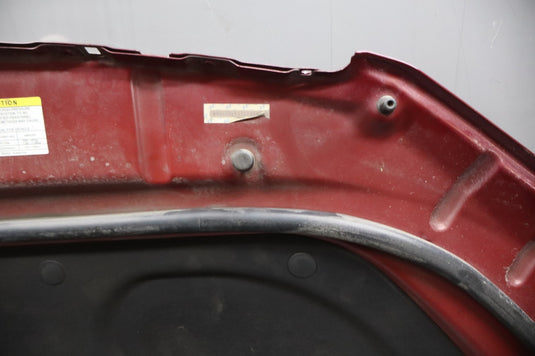 09-14 Hyundai Genesis Front Engine Hood Bonnet Panel Assembly Red Oem