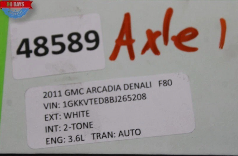 Load image into Gallery viewer, 07-11 GMC Acadia Denali Rear Right Passenger CV Axle Drive shaft 15116778 Oem

