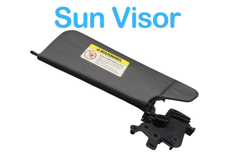 Load image into Gallery viewer, 02-05 Ford Thunderbird Front Right Side Sun Visor Shade W/ Receiver Latch OEM
