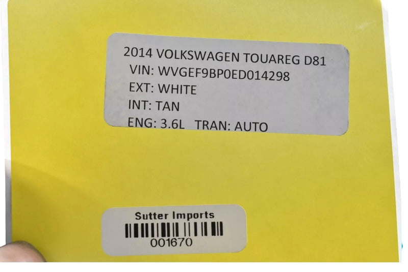 Load image into Gallery viewer, 11-17 Volkswagen VW Touareg Front Dashboard Instrument Panel 7p1857003gha3 OEM
