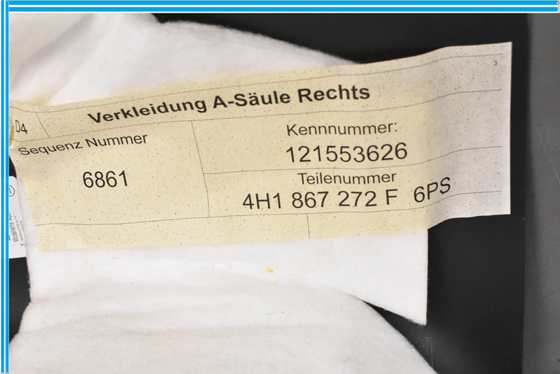 Load image into Gallery viewer, 11-14 Audi A8 Right Passenger Side Door Sill Scuff Plate Trim Cover Panel Oem
