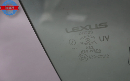 02-10 Lexus SC430 Front Right Passenger Side Door Window Auto Glass Panel OEM