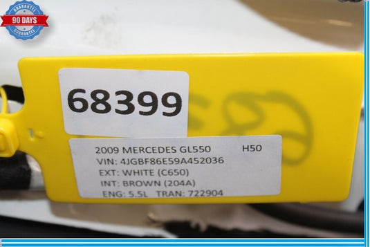 07-12 Mercedes X164 GL450 GL550 Trunk Lid Tail Gate Hatch Shell White Oem